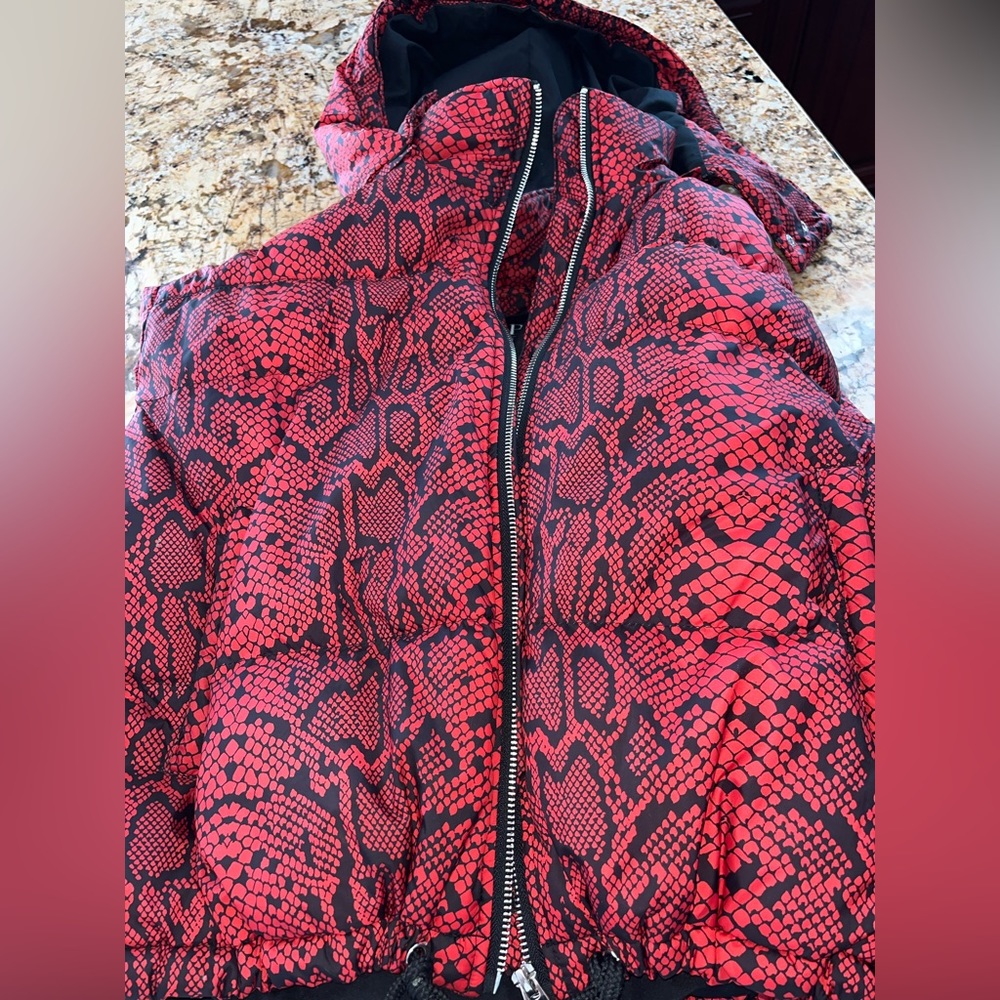 Red Zara Waist Jacket